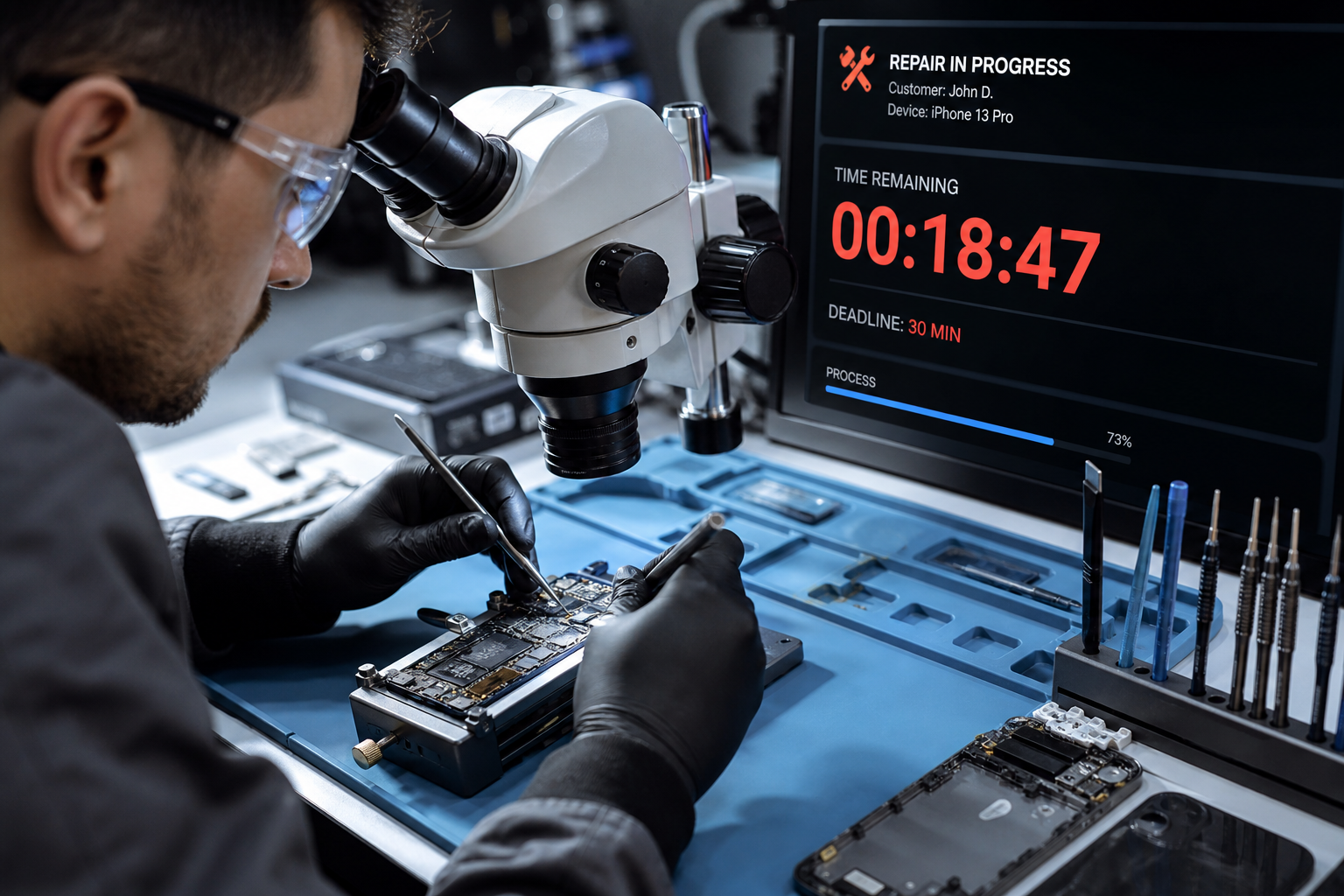 Mobile phone screen repair service in Malta